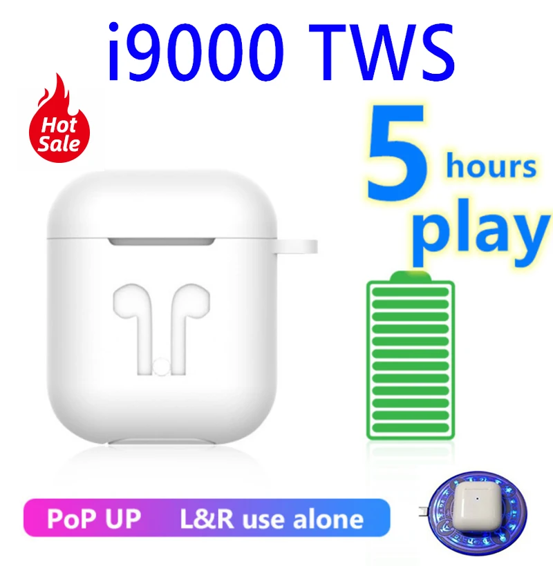 

I9000 TWS Pop Las 1:1 PK w1 h1 chip Wireless auricular Bluetooth auriculares chip i30 i20 i12 i10 i10tws i60 i80 i90 i90 s tws