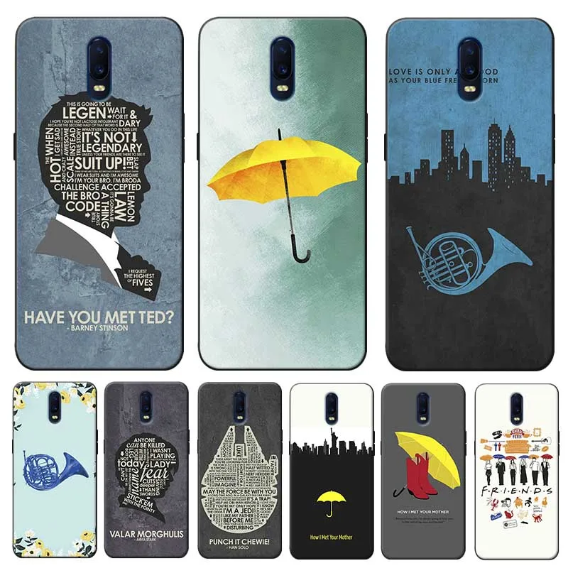 

how i met your mother The umbrella Cover for oneplus one plus 7 pro 7 6 6t 5t Clear Soft Silicone Phone Case
