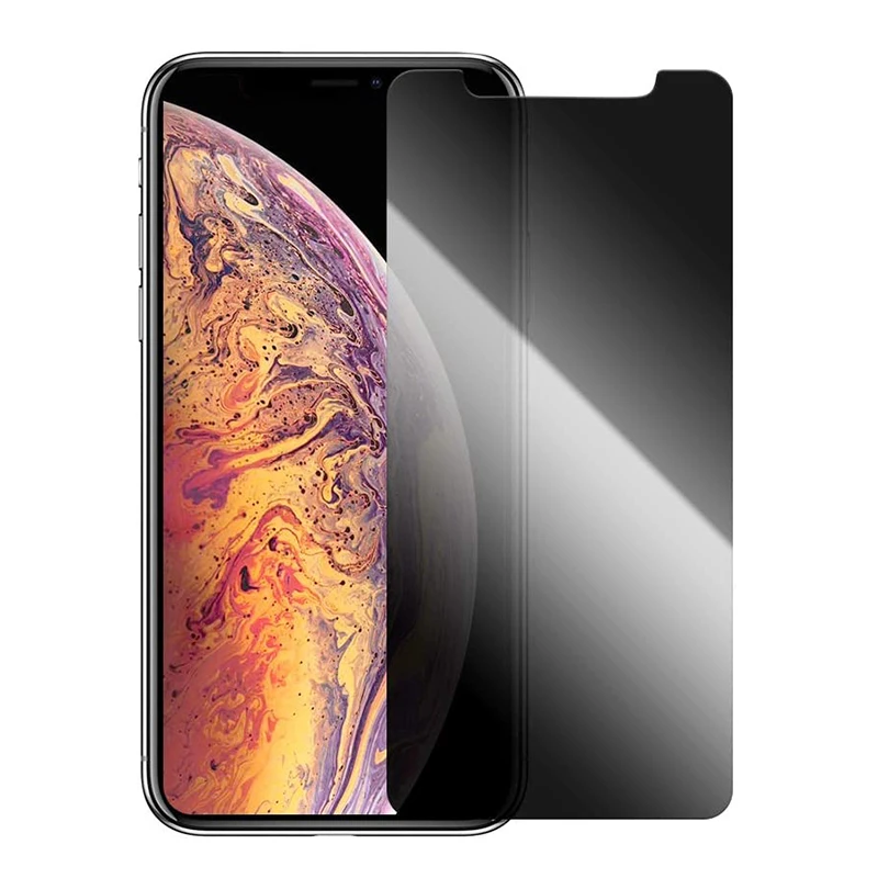 Защита экрана конфиденциальности для iPhone 12 Pro Max закаленное стекло анти-шпионский