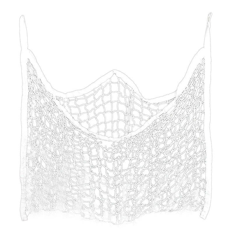 

Slow Feed Hay Net Bag Full Day Horse Feeding Large Feeder Bag with Small Holes