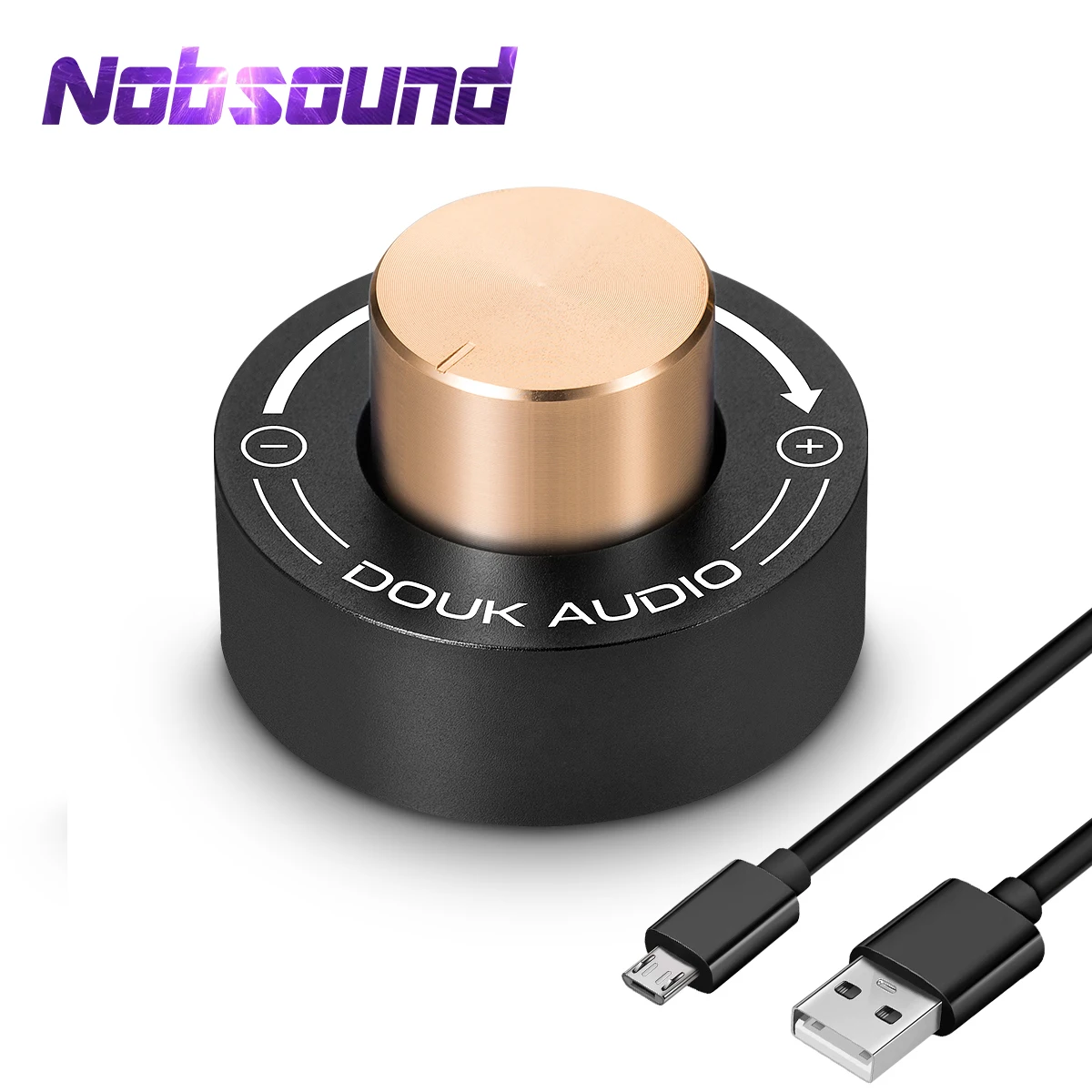 Регулятор громкости мини динамика Nobsound без потерь компьютерный USB аудио