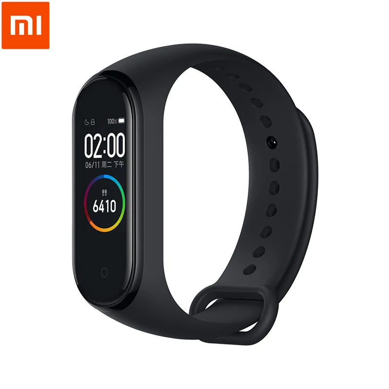 Xiaomi mi Band 4 новейший музыкальный Смарт mi band 4 браслет пульсометр фитнес 135 мАч цветной экран Bluetooth 5,0