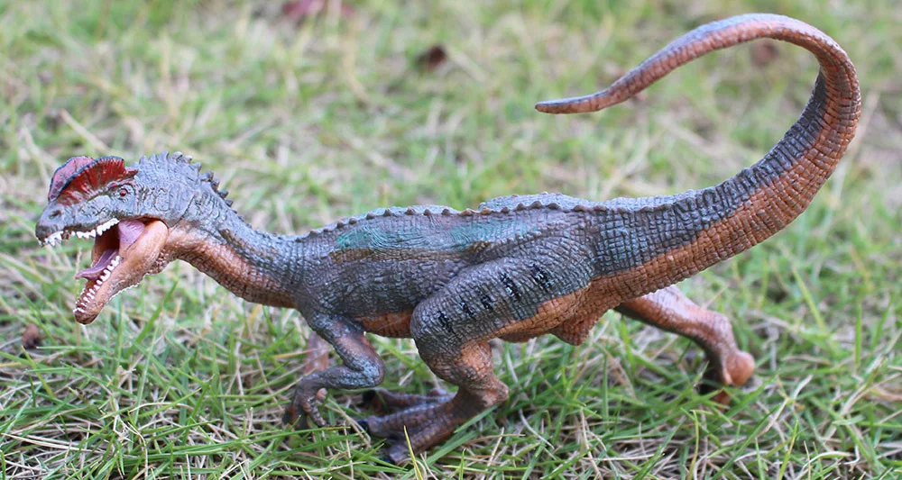 Имитация Динозавра модели игрушки ПВХ твердый двойной Guanlong спинозавр животных статическая модель мандибль-активность
