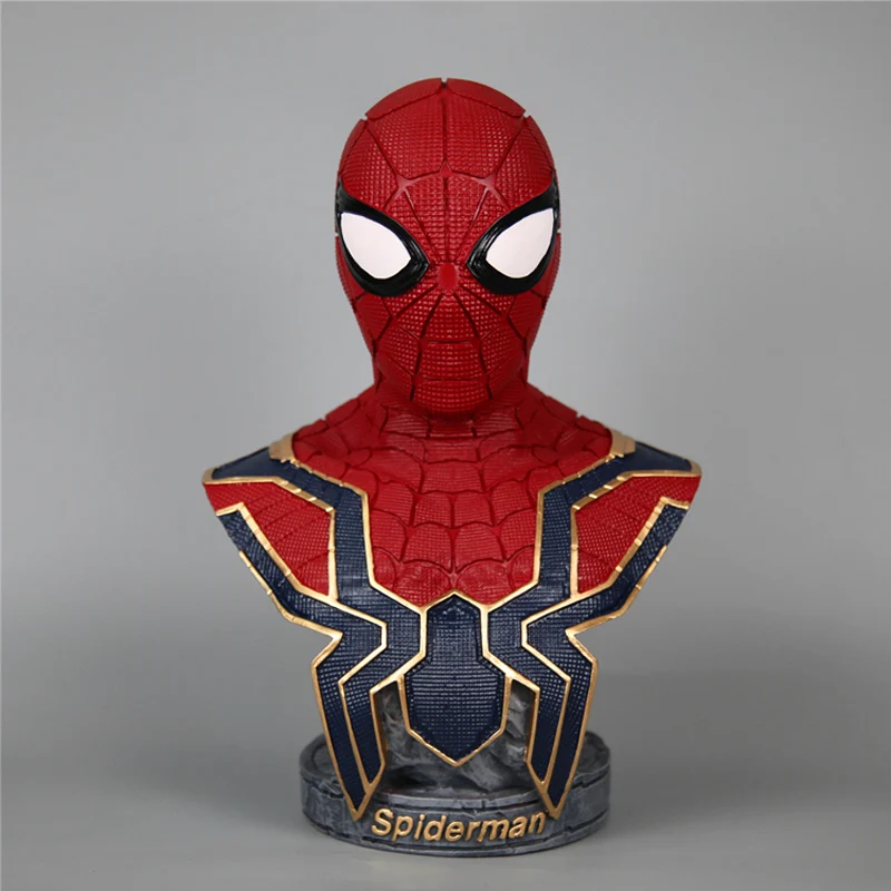 Человек-паук, ручной герой, герой, Комплектная команда, Marvel, фильм и телевизионная анимация, окружающая модель, игрушки, украшения, бюст, статуя