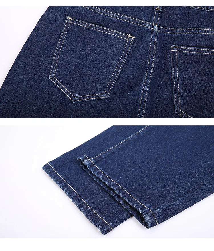 Женские классические широкие джинсы LEIJIJEANS, крутые прямые джинсы свободного покроя в уличном стиле с высокой посадкой, новая модель на осень и зиму