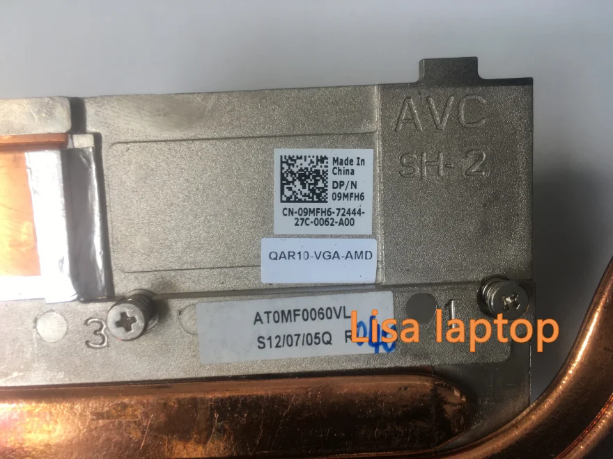 Для Dell Precision M6700 GPU Kühler mit warmeleitpaste 09MFH6