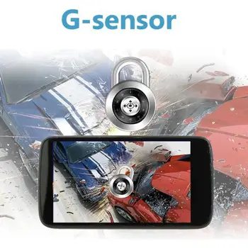 

HD 4 Inch Dual Lens Support Reversing Image 1080P Wide - Angle Driving Recorder Dash Cam Dual Lens Car DVR Camera