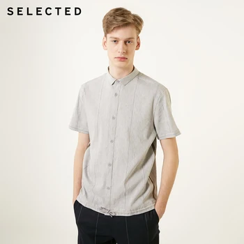

SELECTED Men's Linen Striped Loose Fit Short-sleeved Shirt S|419204552