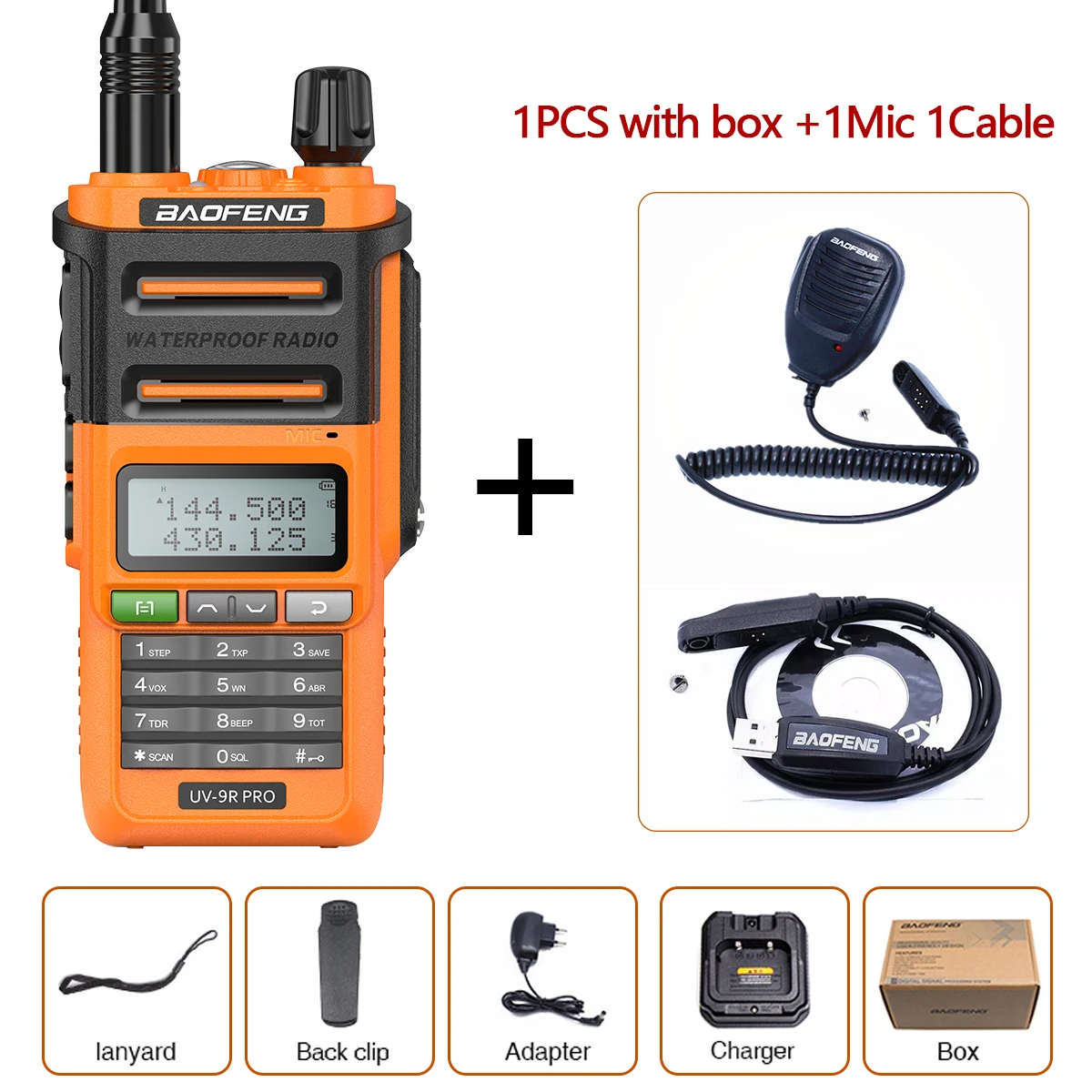 two way radios for sale Baofeng UV-9R PRO 10W Powerful Walkie Talkie CB set portable Handheld 50KM Long Range Two Way Radior upgrade of uv9r plus walkie talkie Walkie Talkie