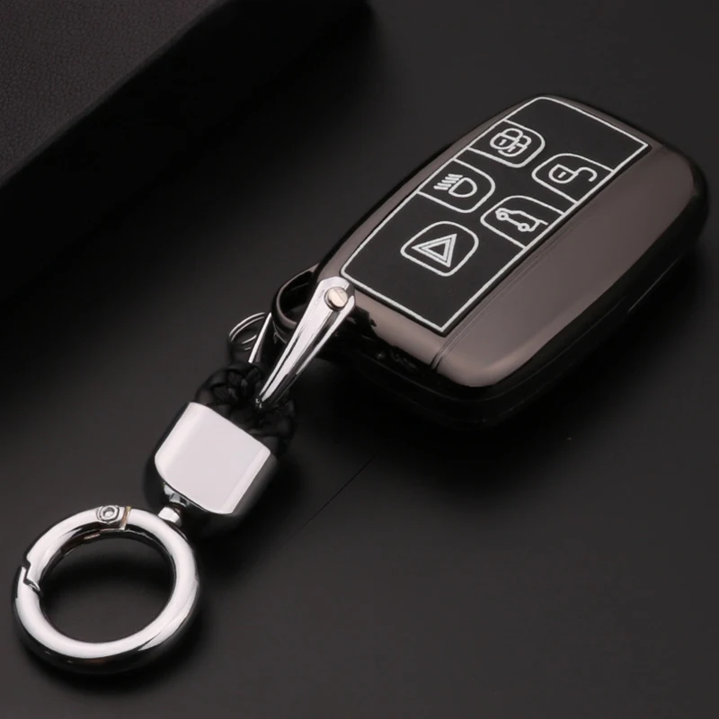Цинковый сплав + светящийся кожаный чехол для автомобильного ключа Land Rover A9 RANGE ROVER