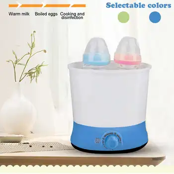 

220V Baby Milk Bottle Warmer Sterilizer Breast Milk Food Bottle Heater Portable Double Design Perfect For Twins Travel Home Use