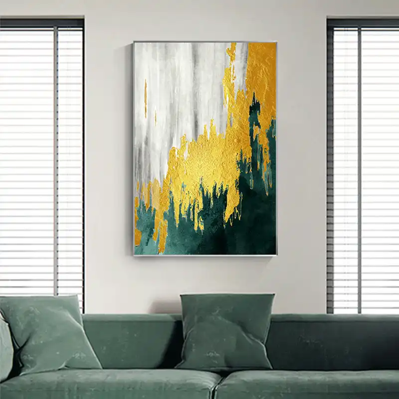 Cuadros Abstractos con impresión de un maravilloso Color, pintura