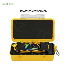

SC/APC-FC/APC OTDR Dead Zone Eliminator Fiber Rings Fiber Optic OTDR Launch Cable Box 500m/1km/2km SM 1310/1550nm