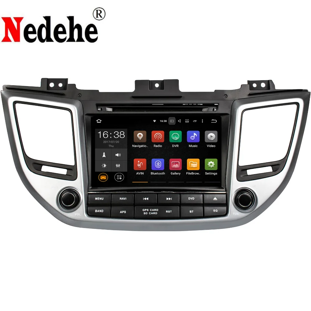 Nedehe Octa Core 4G RAM Android 9 0 автомобильное радио стерео для Hyundai IX35 Tucson 2015 2016 2017