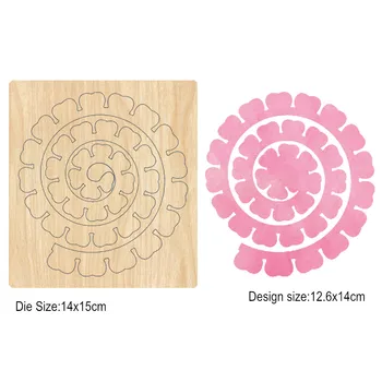 

craft dies Cutting Dies Cuts Cutter wood die Knife mold scrapbooking 83# Flower 3d