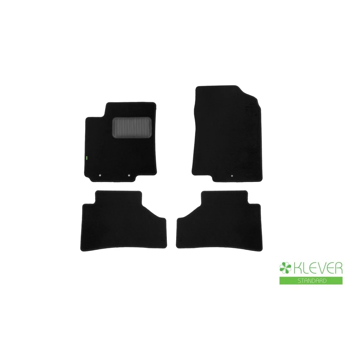 Коврики в салон klever standard kia rio 2011-, хб., сед., 4 шт.(текстиль)(киа рио