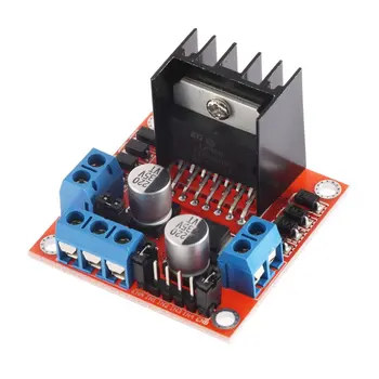 

Good Quality Dual H Bridge Stepper Motor Drive Controller Board Module For Arduino L298N Motor Driver Board Module
