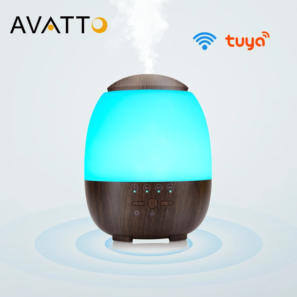 Ультразвуковой увлажнитель воздуха AVATTO Tuay для эфирных масел с зернистой