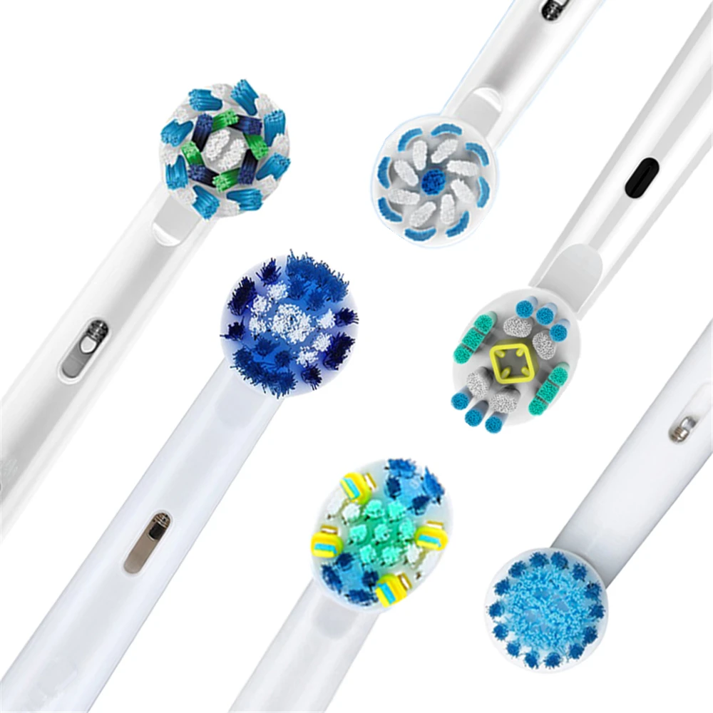 

4pcs/Pack Electric Toothbrush Heads For Oral B Rotary Electric Toothbrush Replaceable Teeth Brush Heads