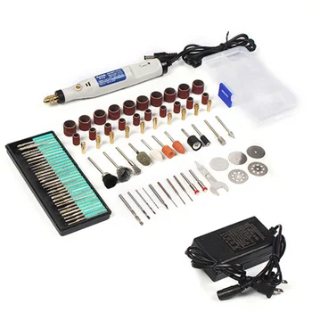 

46/76pcs 18V Mini Electric Grinding Pen Machine Adjustable Speed Rotary Tools Kit Drill Engraving Tool for Milling Polishing