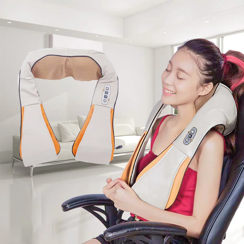 Массажная шаль U образной формы Электрический шиацу массажер для спины шеи плеч