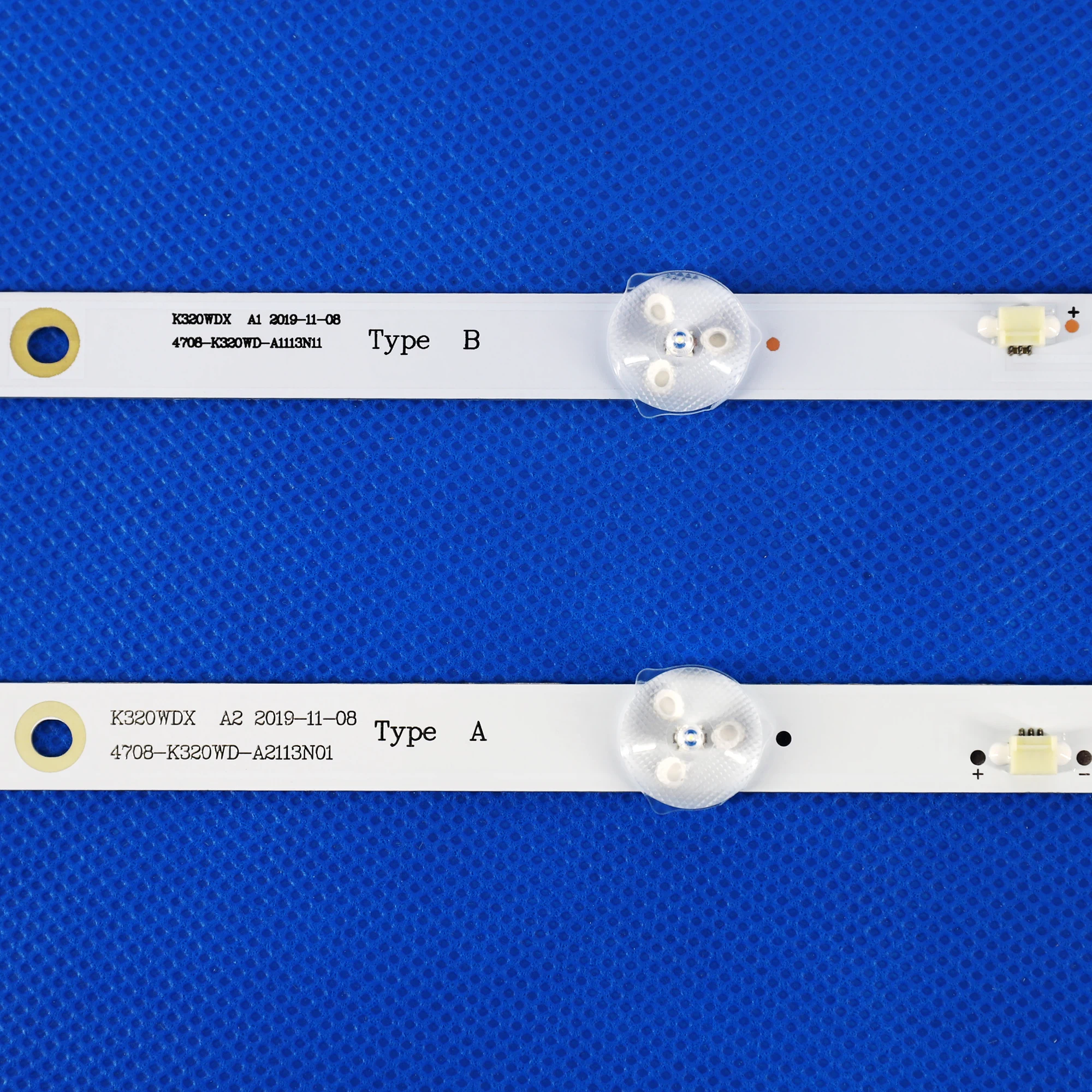 ο 2 PCS 6LED LED Ʈ Ʈ  2T-C32ACSA K320WDX A1 A2 4708-K320WD-A2113N01 4708-K320WD-A1113N11
