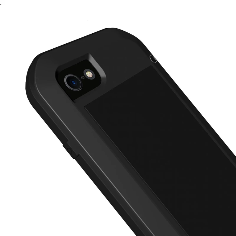 Для Apple iPhone 7 защитный чехол LOVE MEI мощный ударопрочный и защищает от грязи Алюминиевый металлический чехол для iPhone 7 Plus чехол