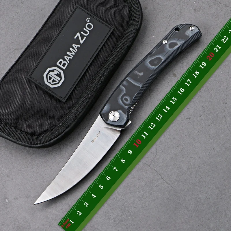 Складной нож BAMAZUO YX641 клинок из стали 14C28N рукоятка G10 карманный для охоты