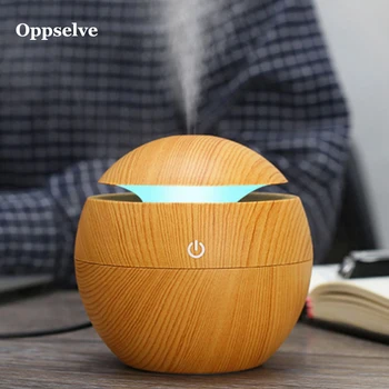 

Oppselve USB Aroma Oil Diffuser Wood Electric Humidifier Ultrasonic Air Humidifier Aromatherapy Mist Maker For Home Office