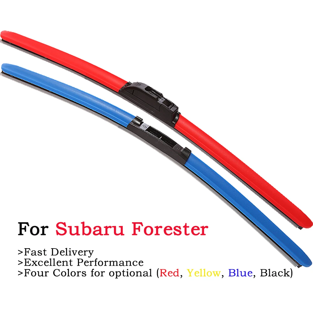Цветные гибридные щетки стеклоочистителя HESITE для Subaru Forester SF SG SH SJ SK STI Sport 2003 2007 2009