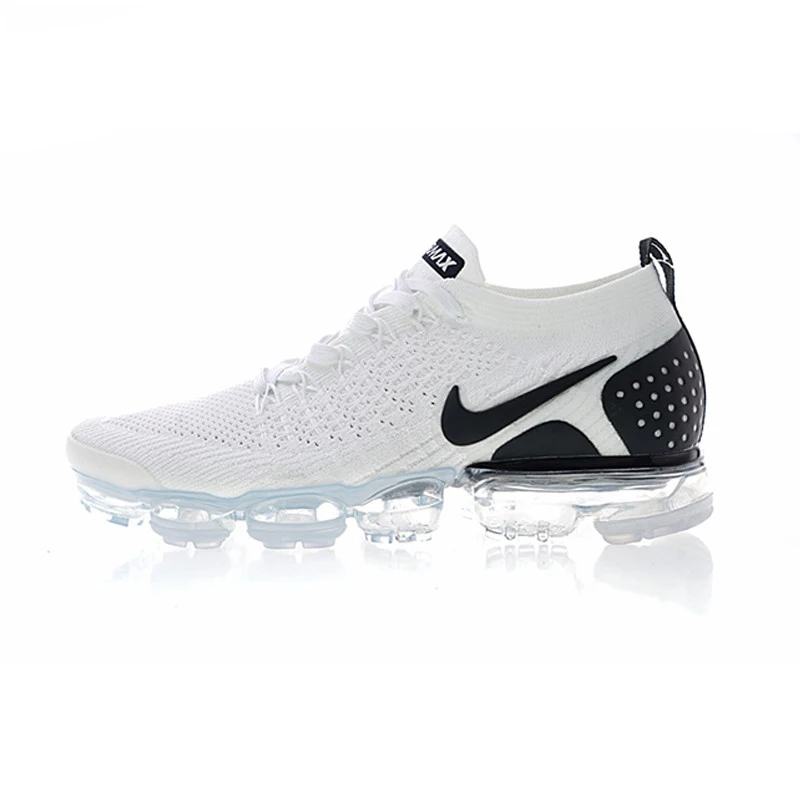 Оригинальные подлинные мужские кроссовки для бега Nike Air Vapormax Flyknit 2,0, легкие дышащие кроссовки для фитнеса с амортизацией - Цвет: 942842-103