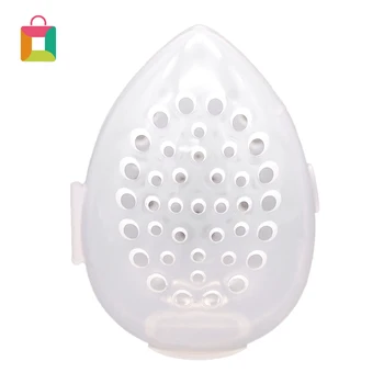 

BeautyBigBang Mini Portable Transparent Makeup Puff Storage Box Dust-proof Breathable Sponge Holder