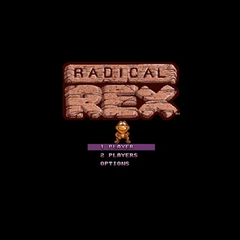 

Radical Rex USA Version 16 bit Big Gray Game Card For NTSC Game Player