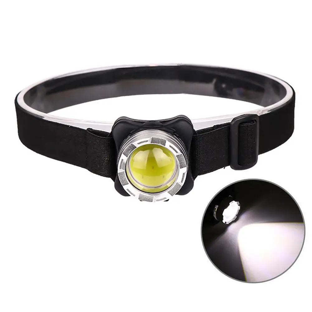 

Mini COB Head Light Headlight USB Charging Glare Light 3 Lighting Modes Headlamp Flashlight Torch For Outdoor Camping Hiking