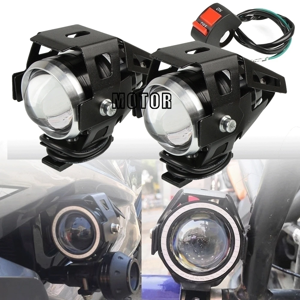 Motorcycle Spotlights Fog Head Light Headlights U5 Headlamp For Bajaj Pulsar 200 NS RS AS 150 180 Dominar 400 CFMOTO 650NK 2019 |