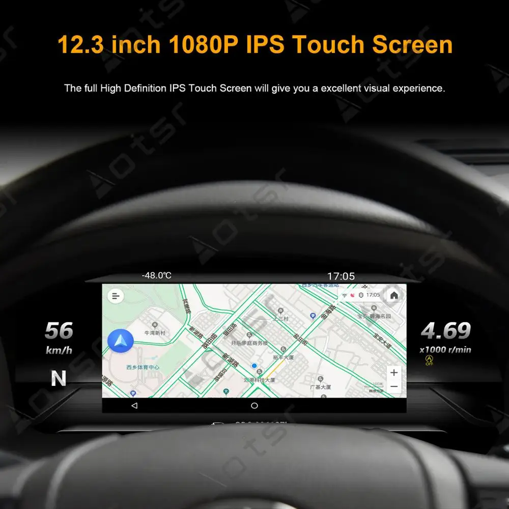 Android 7,1 для Toyota Land Cruiser 2012- полная ЖК-панель инструментов в сборке автомобильный навигатор мультимедийный плеер модификация