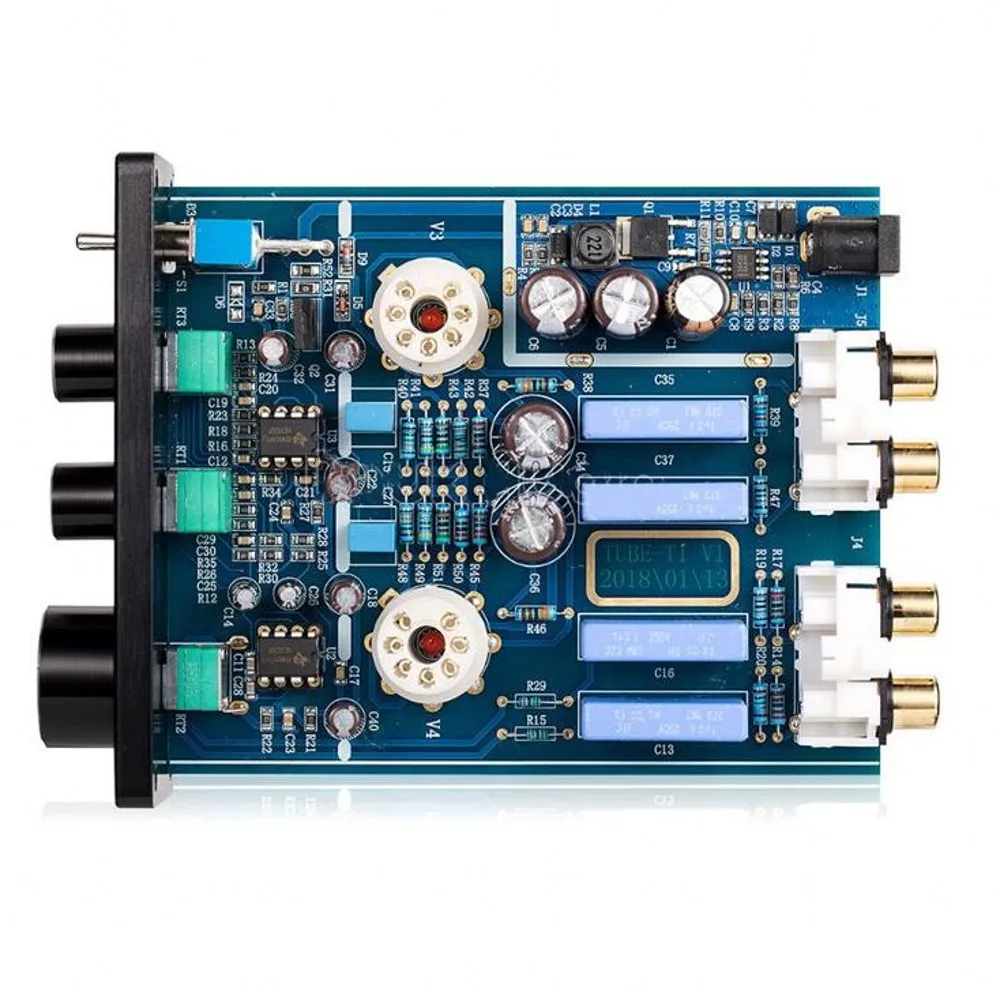 FX AUDIO TUBE 01 DC12V 1A Bile Preamp 6J1/JAN 5654W трубный усилитель HIFI аудио мощности|Операционные