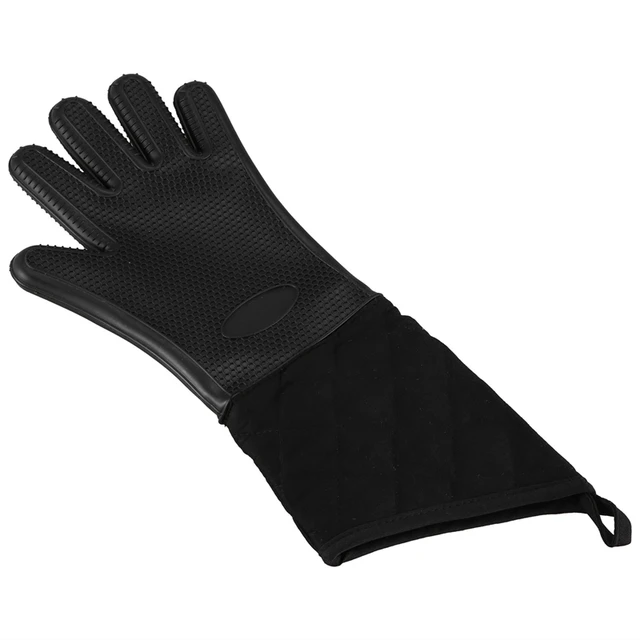 1Pc Food Grade Heat Resistant Silicone Kitchen Barbecue Oven Glove Cooking Bbq Grill Glove Oven Mitt Baking Glove 1