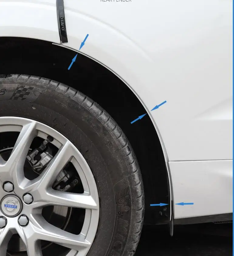 Применяется только для Volvo xc60 крыло Оригинальное заднее колесо модифицированное Volvo xc60 аксессуары для задней двери