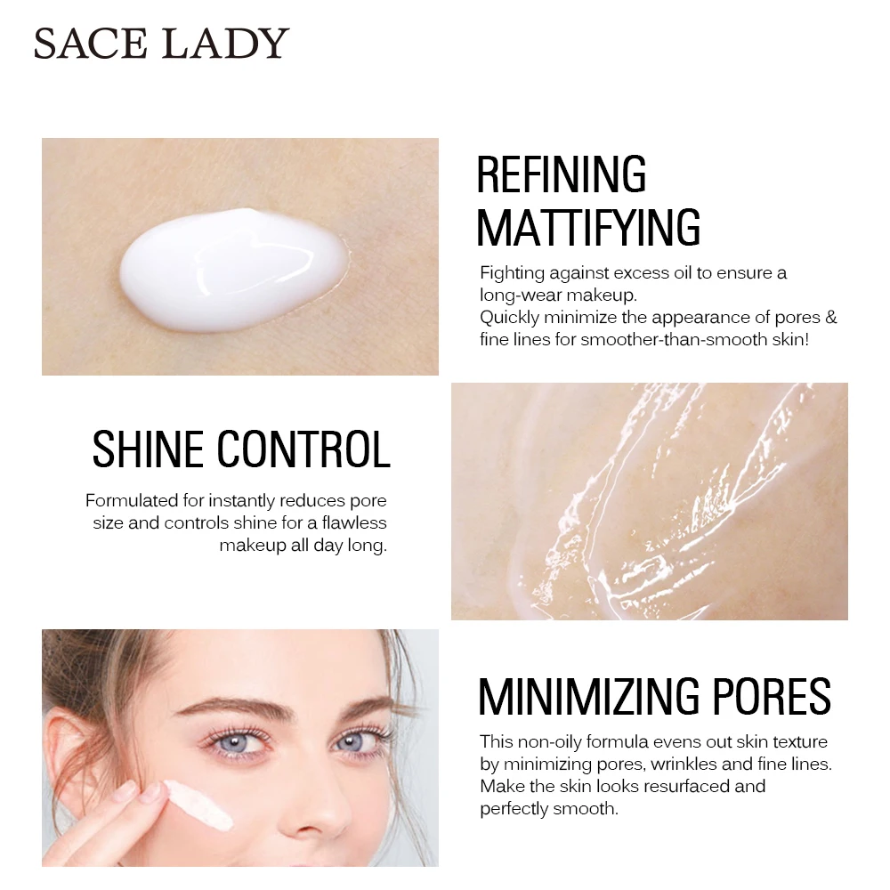 SACE LADY профессиональный набор для макияжа матовая основа Праймер макияж контроль