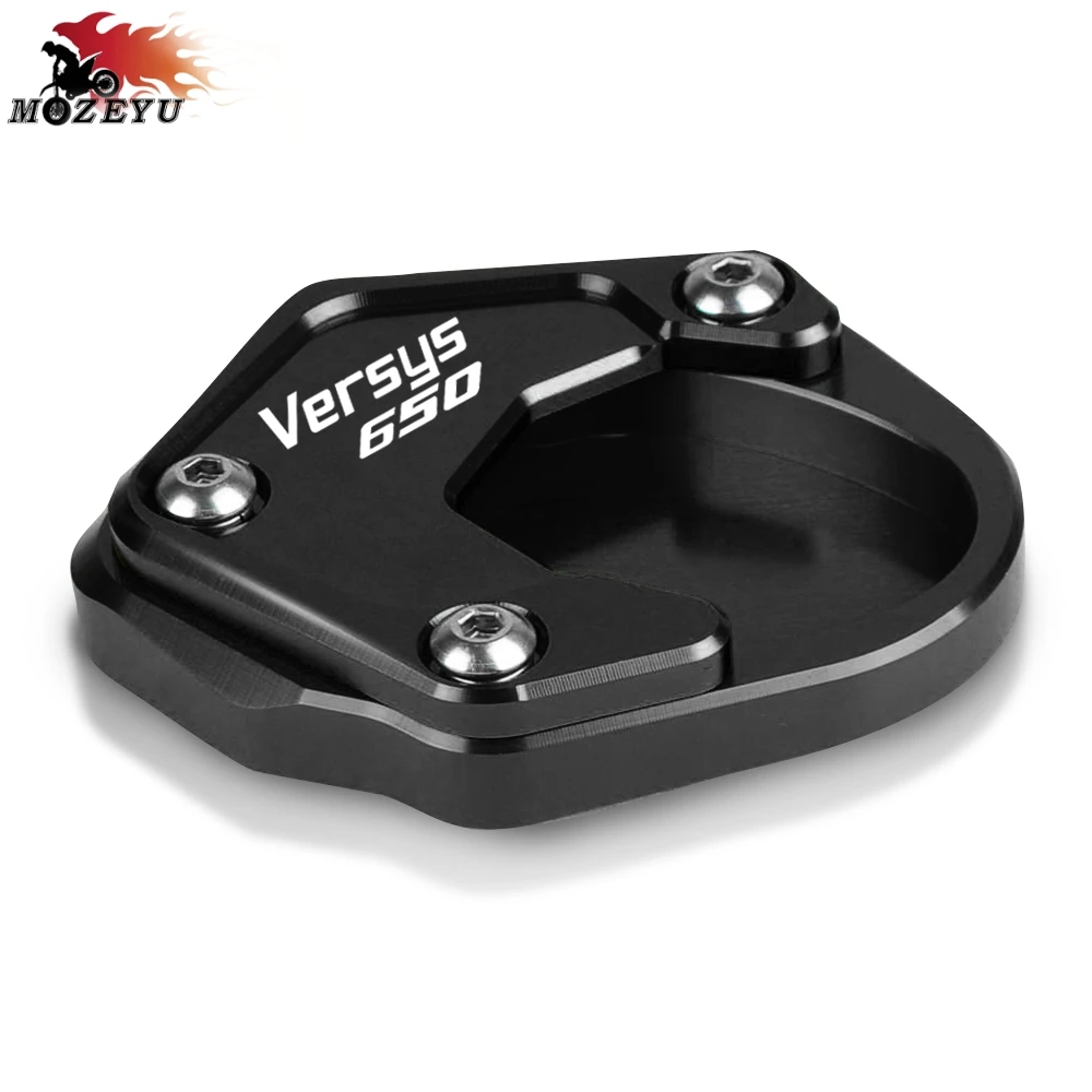 Side Stand Enlarge Kickstand Fit For KAWASAKI VERSYS650 VERSYS 650 2010-2019 2018 Motorcycle Accessories Sidestand Foot Enlarger