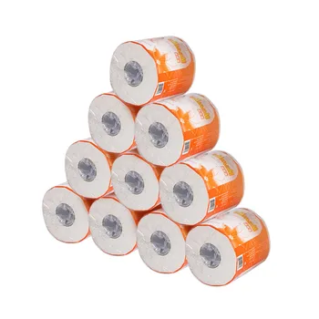 

NEW 10 Rolls Strong Soft 3-Ply Toilet Paper Bath Tissue Giant Roll Toilet Paper Skin-friendly Paper Towels