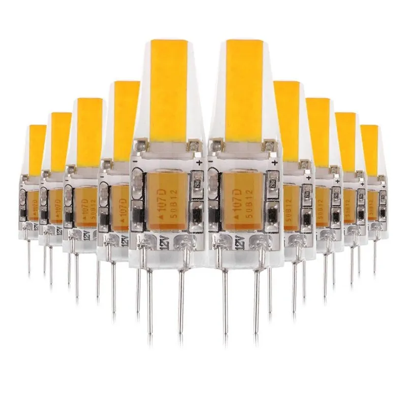 Новинка светодиодная лампа G4 AC DC 12 В 220 110 SMD 3 Вт 6 сменная галогенная с