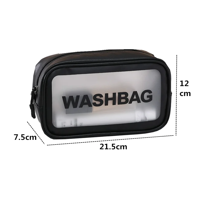 PURDORED 1 Pc Large Capacity Cosmetic Bag Waterproof Women Makeup Bag Travel Storage Case for Cosmetics Organizer Cosmetiquera
