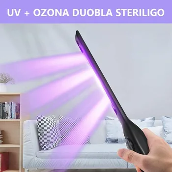 

LED Ultraviolet Disinfection Lamp Portable UV-C Light Germicidal Sterilizer Handheld Disinfection Stick wiht USB Charging