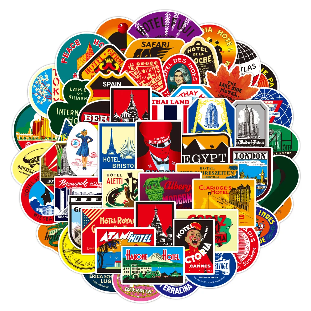 10/30/50PCS Outdoor Travel Stickers Water Cup Luggage Notebook Refrigerator Guitar Skateboard Sticker Wholesale 10/30/50PCS Outdoor Travel Stickers Water Cup Luggage Notebook Refrigerator Guitar Skateboard Sticker Wholesale