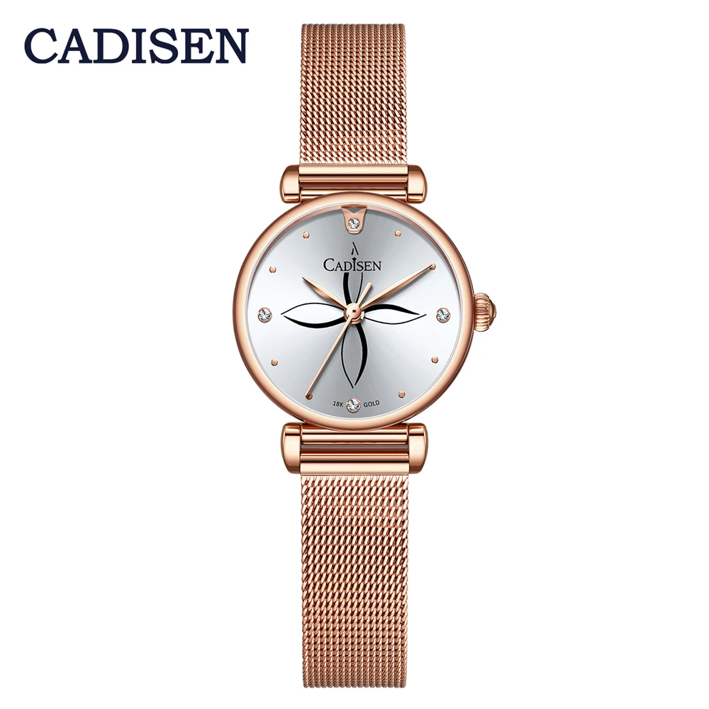 CADISEN 18K GOLD Woman Watch Miyota 