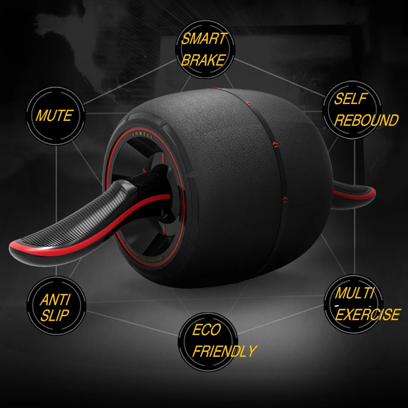 Ролик эластичный AB Wheels для тренировки мышц живота|Ролики пресса| |