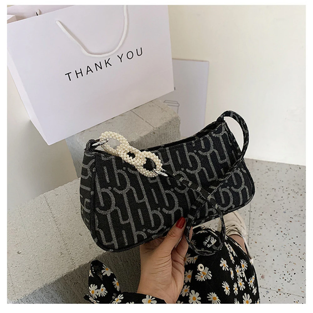 Новинка 2020 женская модная сумка с жемчугом на цепочке одно плечо маленькая