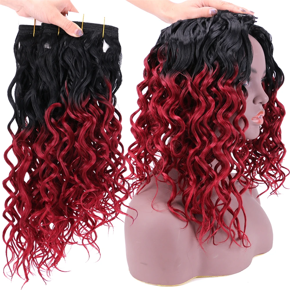 Bohemian Hair Bundles, Synthetic Hair, 8 